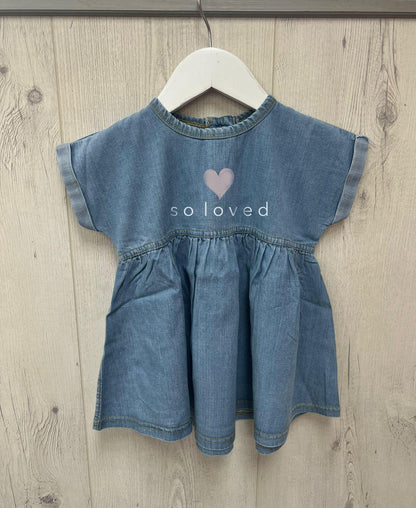 Petite Jola Toddler Denim Dress