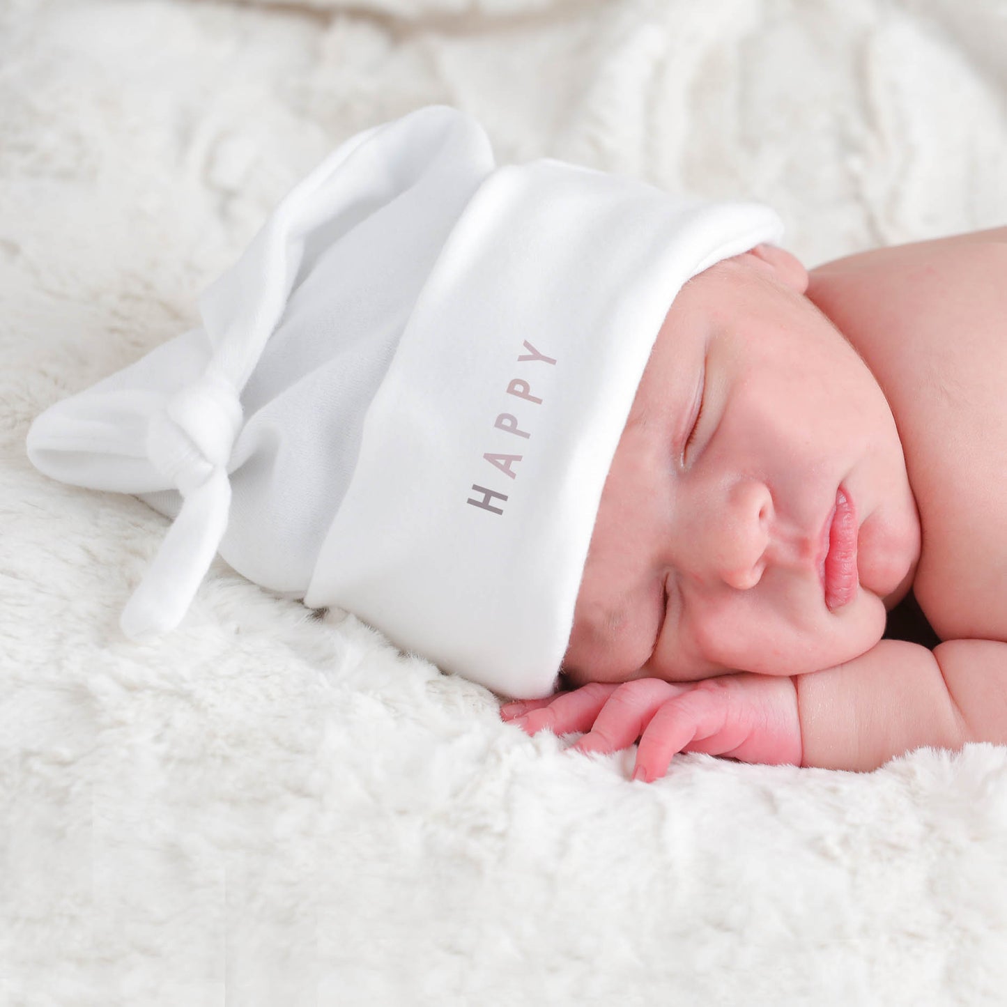 100% Cotton baby Happy hat