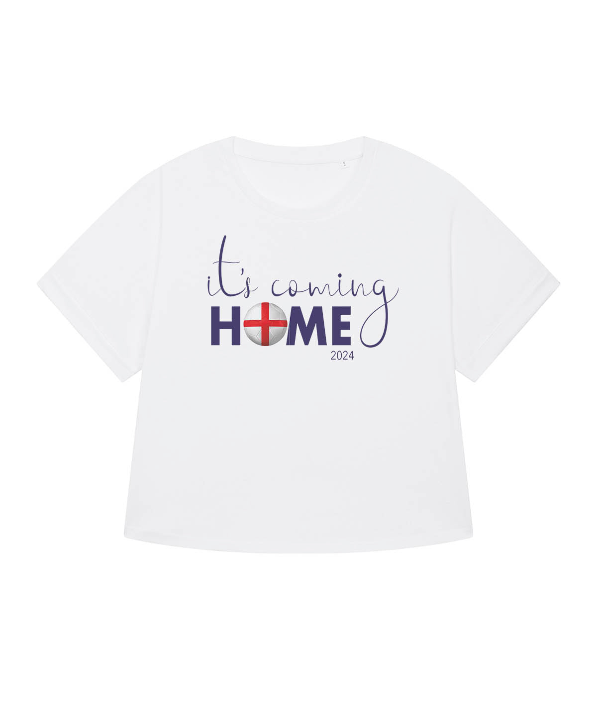 Cotton oversized 'It's Coming Home' Euros T Shirt