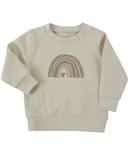 Petite Jola Natural Rainbow Organic Toddler Sweatshirt