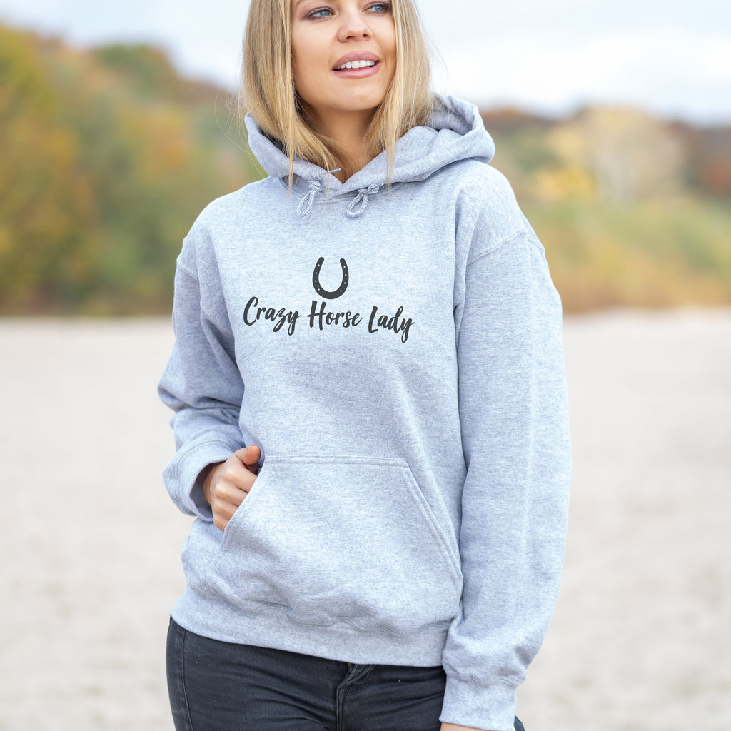 Crazy Horse Lady Cotton Hoodie