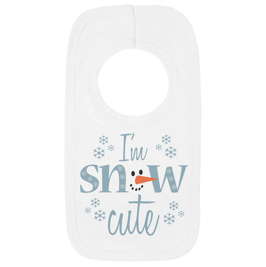 I'm Snow Cute Christmas Bib