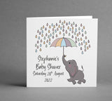 Personalised Baby Shower Square Card